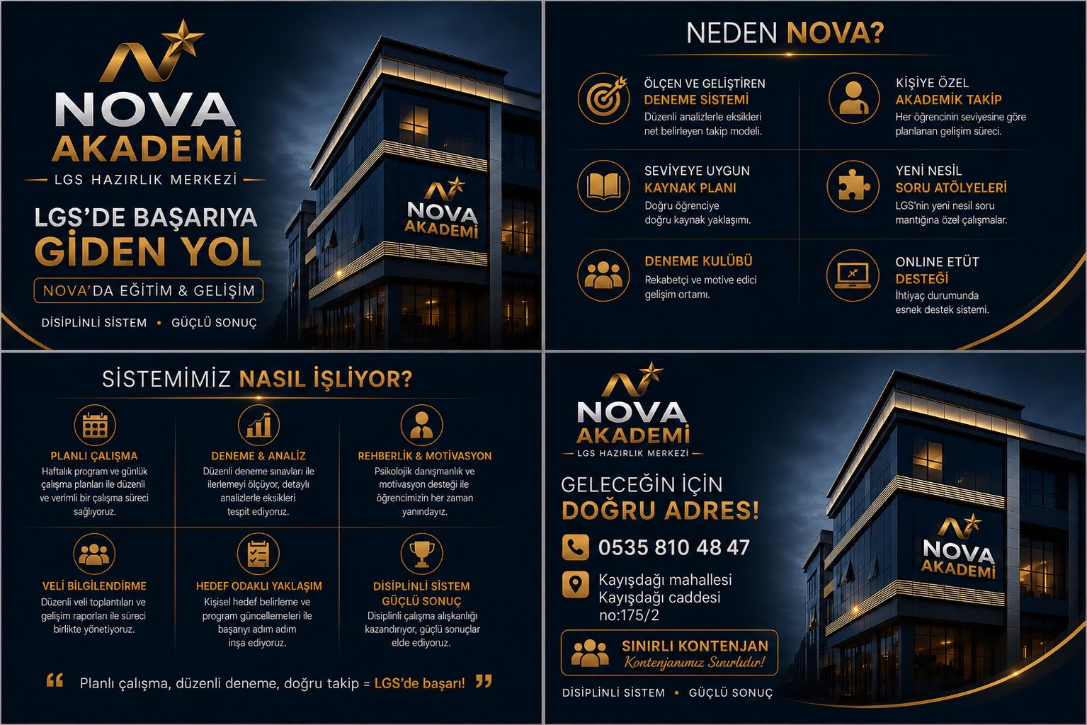 Nova Akademi tanıtım broşürü